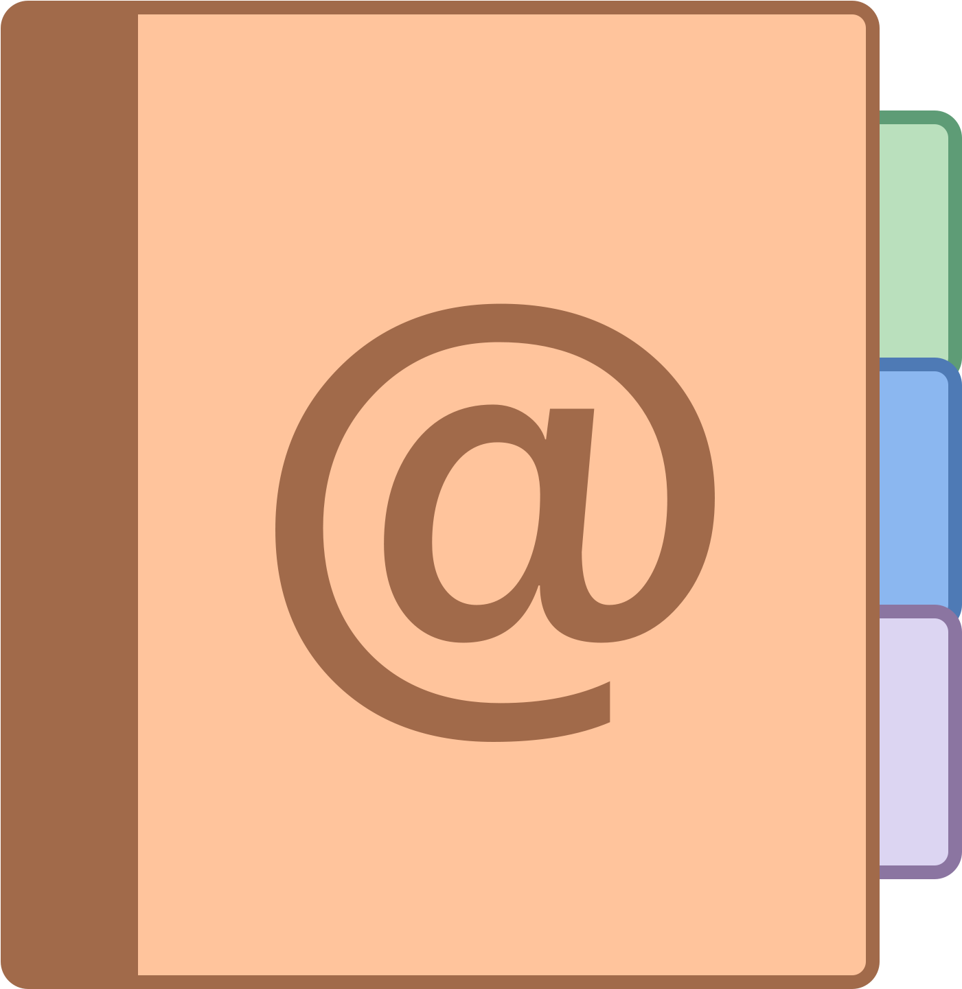 Contact Book Icon For Kids - Directorio Icono Png Clipart (1600x1600), Png Download