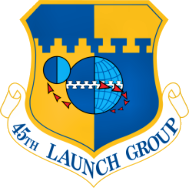 45th Launch Group - 45th Space Wing Logo Clipart (612x607), Png Download