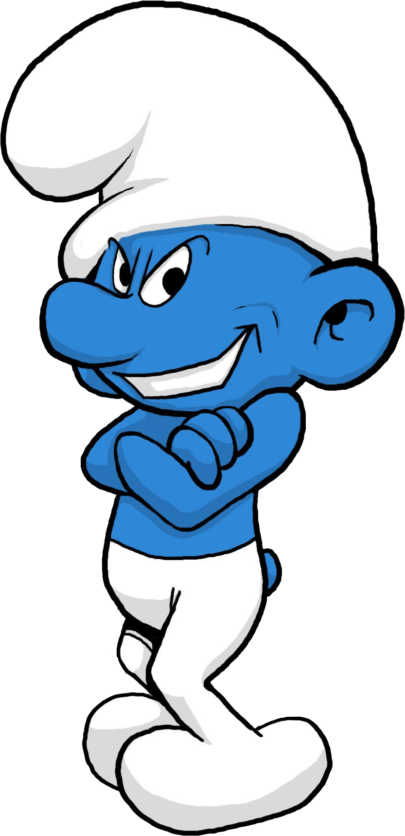 Smurfs Clipart (833x1718), Png Download