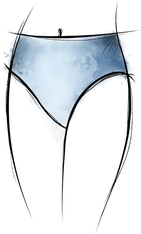 French Cut Clipart (494x782), Png Download