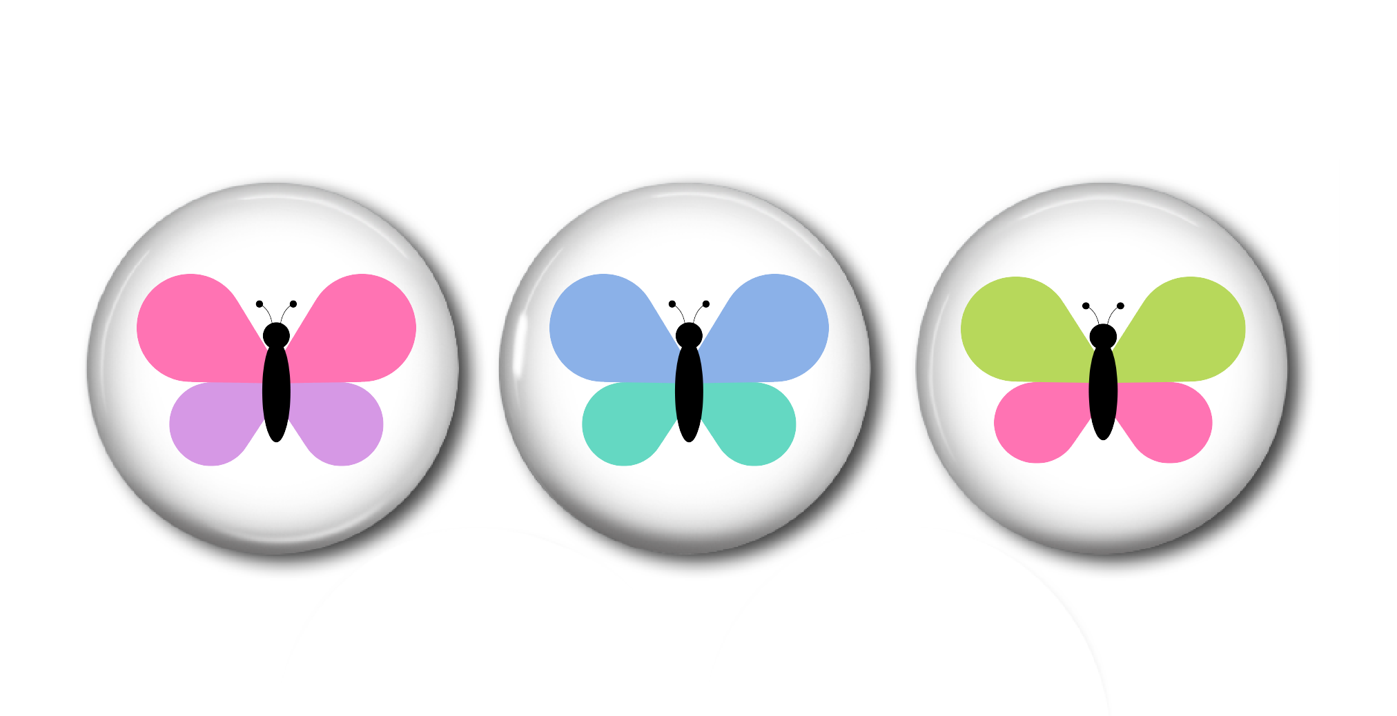 Personalised Notepad - Magnet Set Of 3 Clipart (2024x1038), Png Download