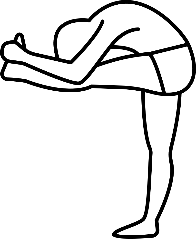 Png File - Stretching Clipart (804x981), Png Download