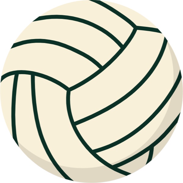 Volleyball Sport Sports Ball Sticker Clipart (600x600), Png Download