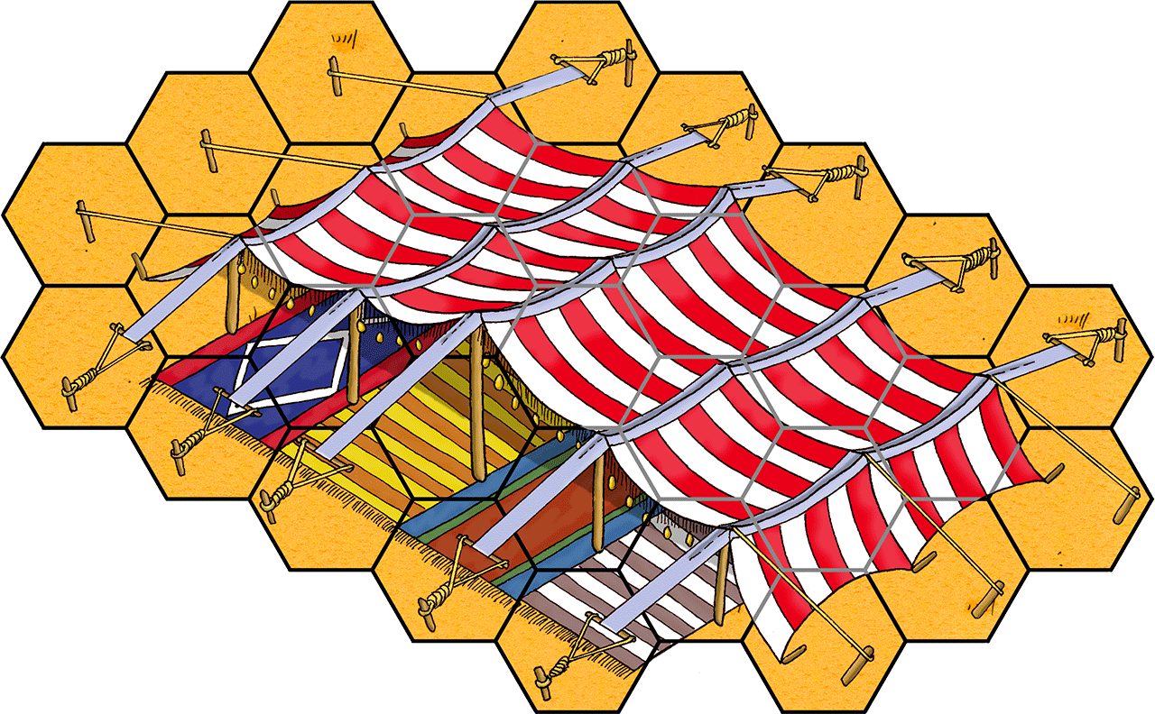 Clipart Tent Bedouin Tent - Illustration - Png Download (1280x792), Png Download