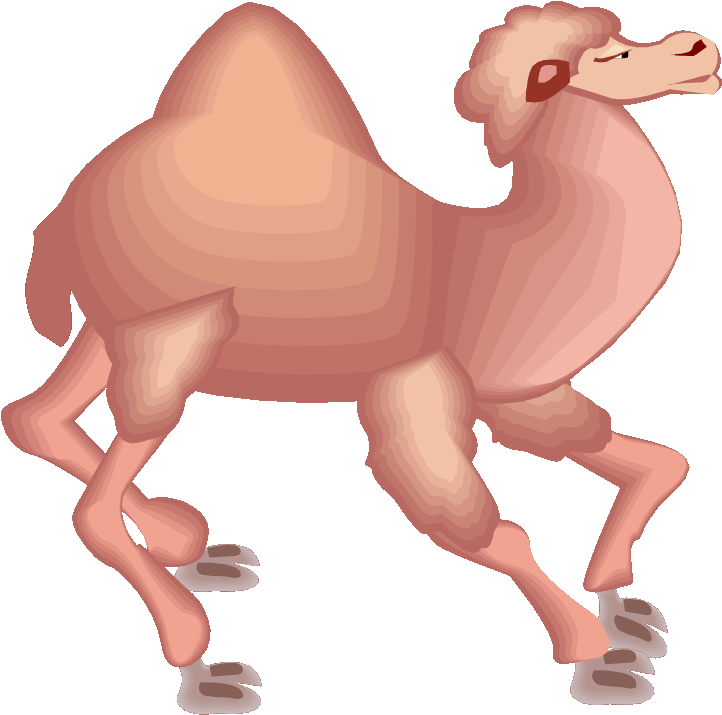 Running Camel - Kamel Comic Clipart (750x778), Png Download