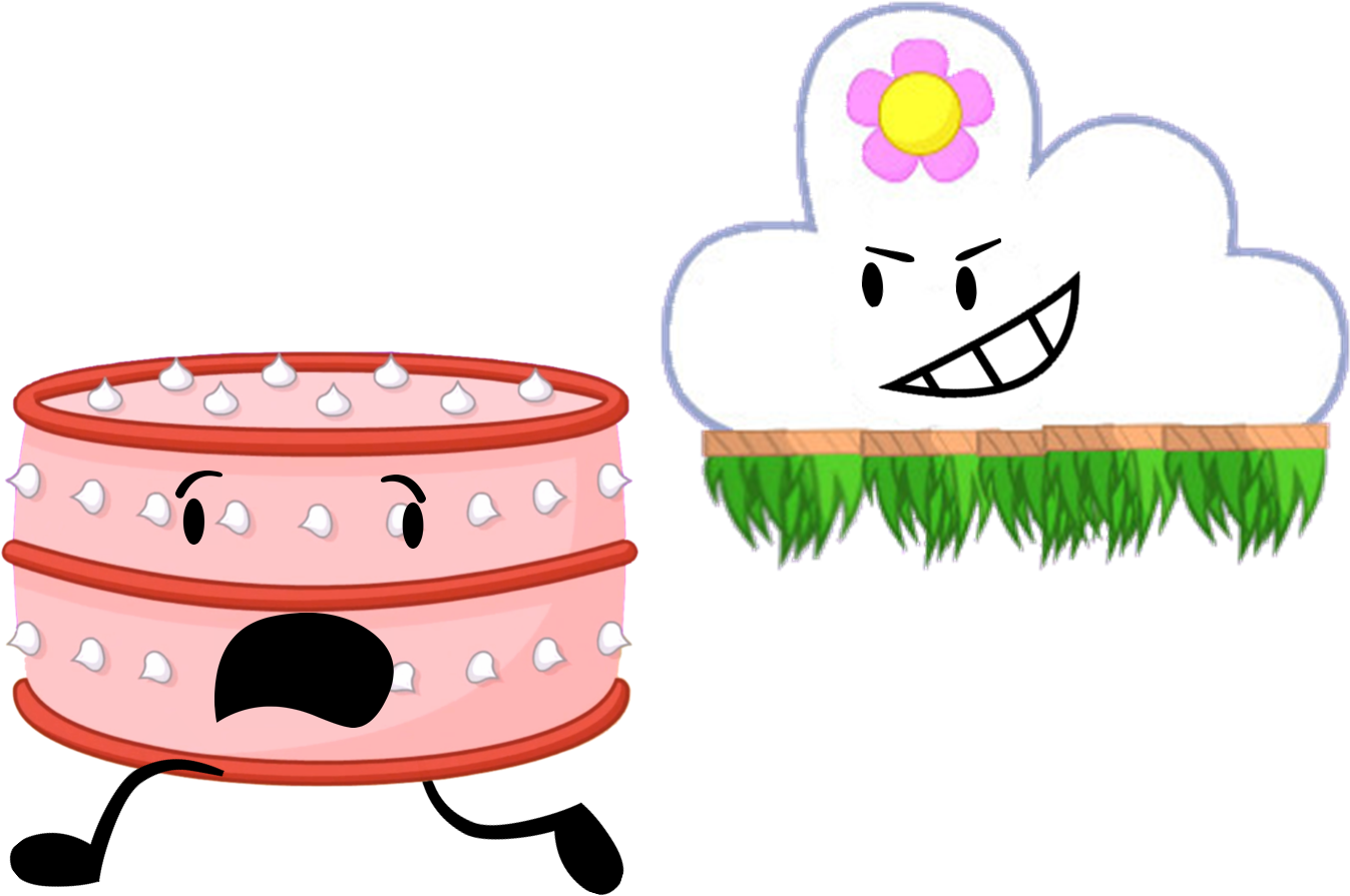 Cloudy176 Chasing A Cake - Wiki Clipart (1359x972), Png Download