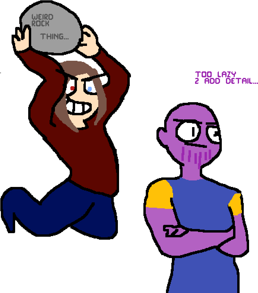 Thanos Has To Fuuu - Cartoon Clipart (1000x1000), Png Download