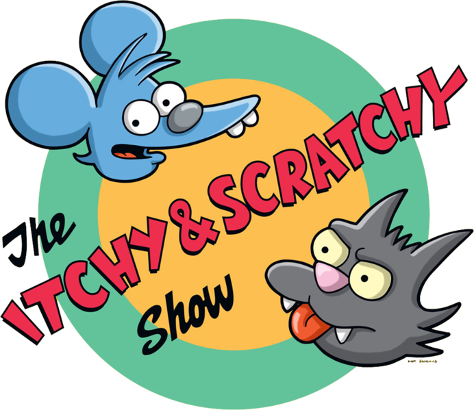 Itchy & Scratchy Show Clipart (692x599), Png Download