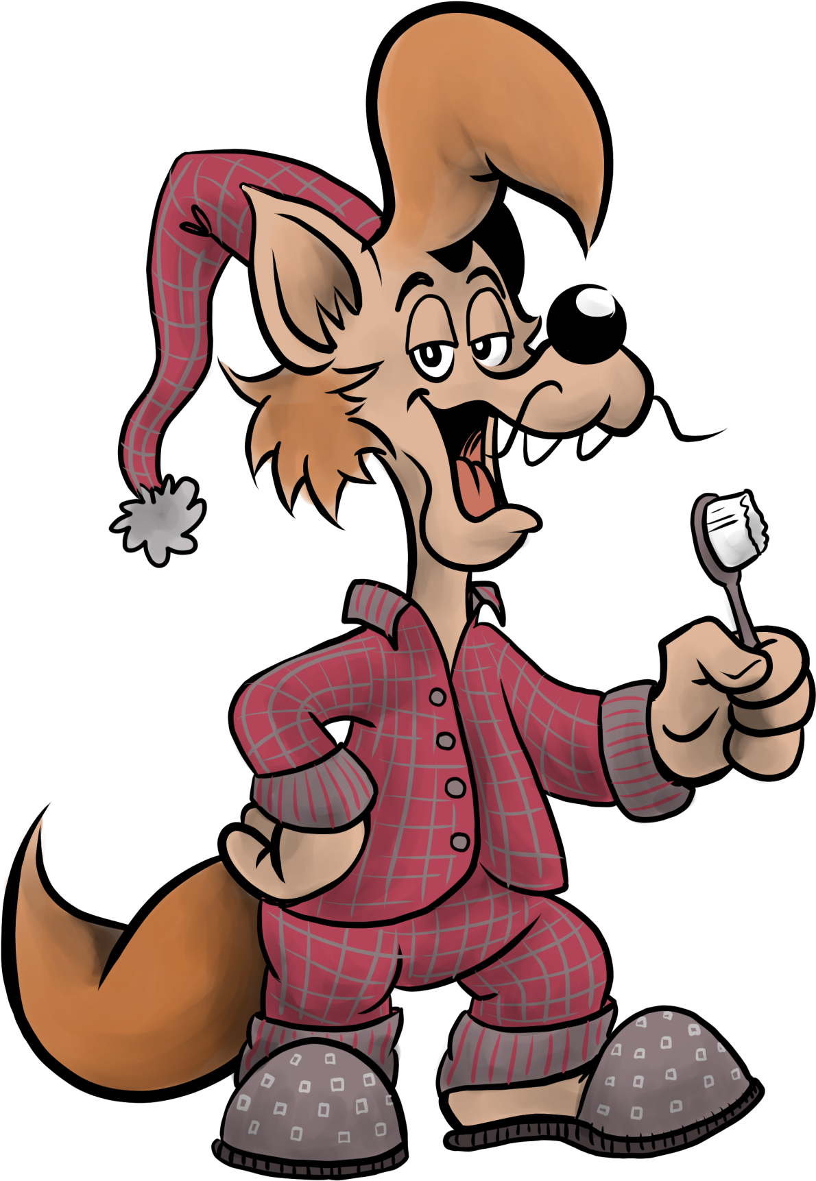 Always End The Day With A And - Cartoon Clipart (1768x2500), Png Download