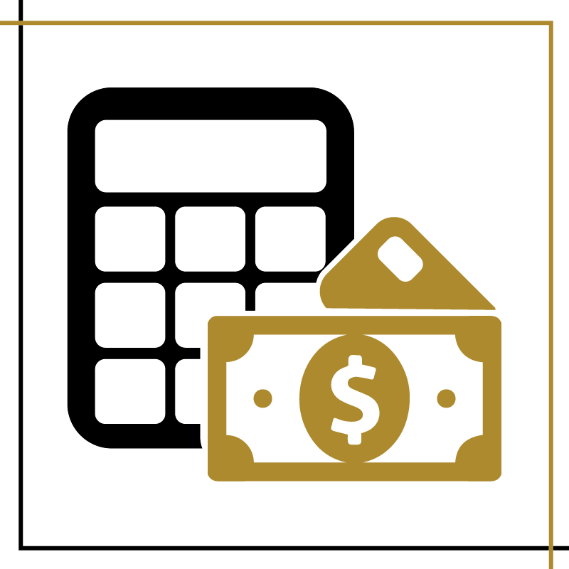 Concourse - Fees &amp - Amp - Commissions Concourse - Black And White Dollar Bill Vector Clipart (800x800), Png Download