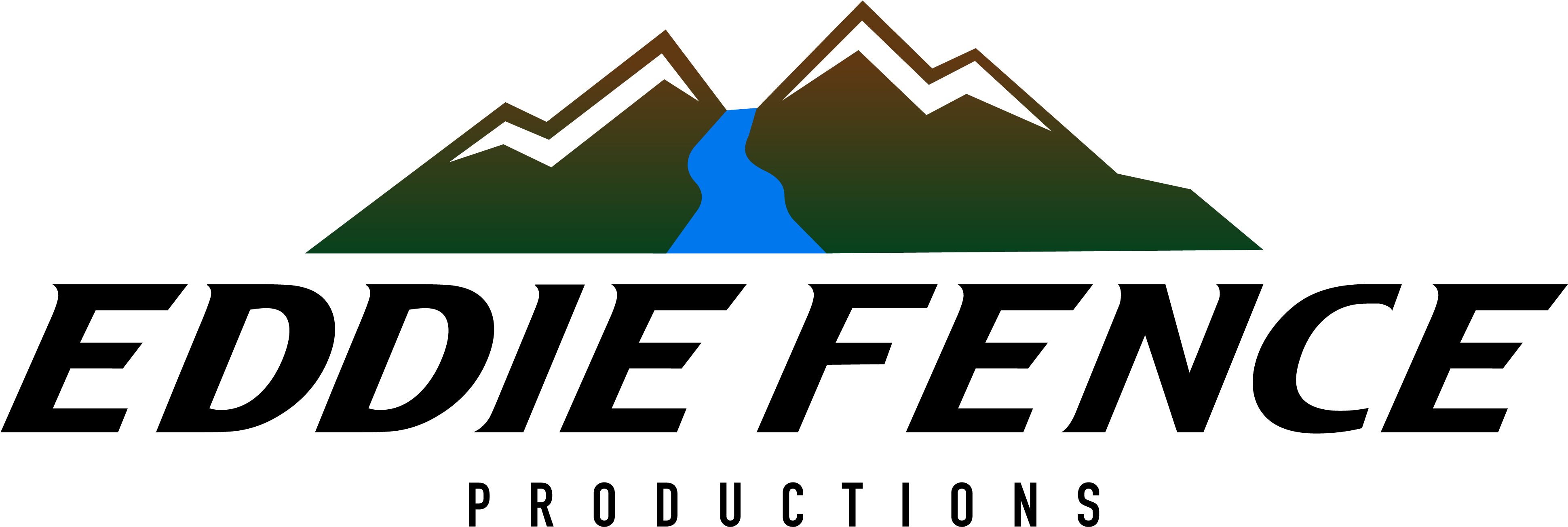 Eddie Fence Productions - Fence Clipart (5300x1476), Png Download