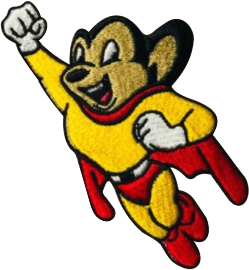 Measuring Embroidery Digitizing Quality Most Useful - Mighty Mouse Cartoon Clipart (822x1024), Png Download