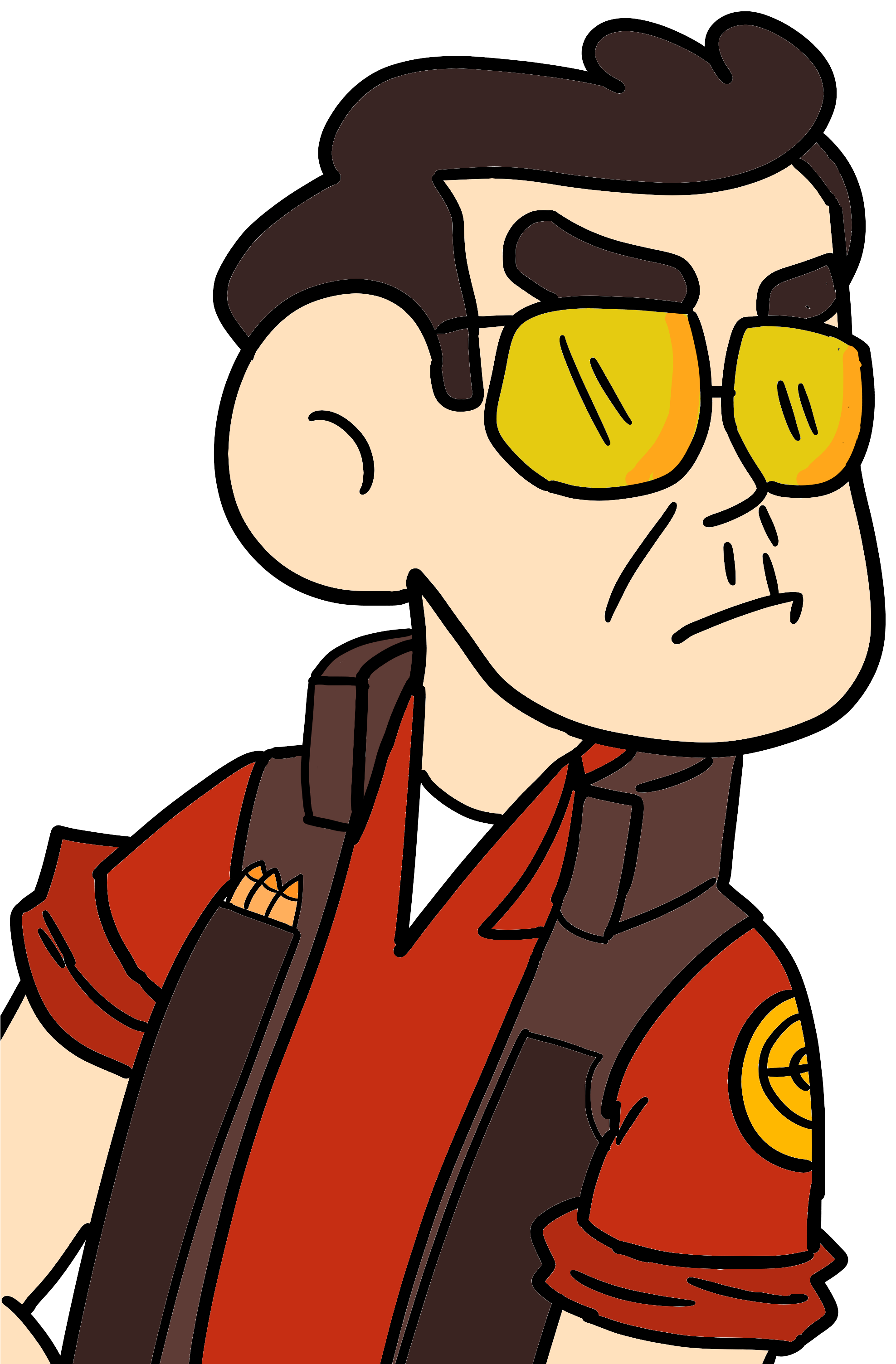 Snipers Clipart Nose - Cartoon - Png Download (2730x3255), Png Download