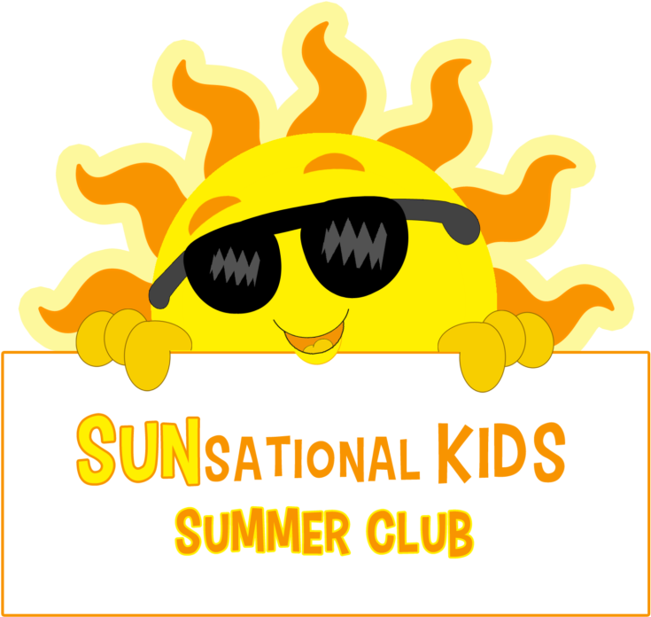 Sunsational Kids Summer Club Graphic Yellow Sun Clipart (768x942), Png Download