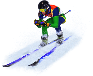 Ski Clipart Winter Olympic Sports - Skiing - Png Download (640x480), Png Download