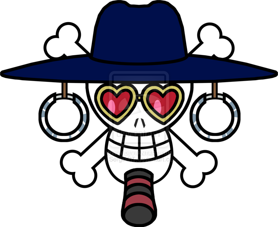 **anonymous Used "*roll Picture*"****anonymous Rolled - Deviantart One Piece Jolly Roger Clipart (900x736), Png Download