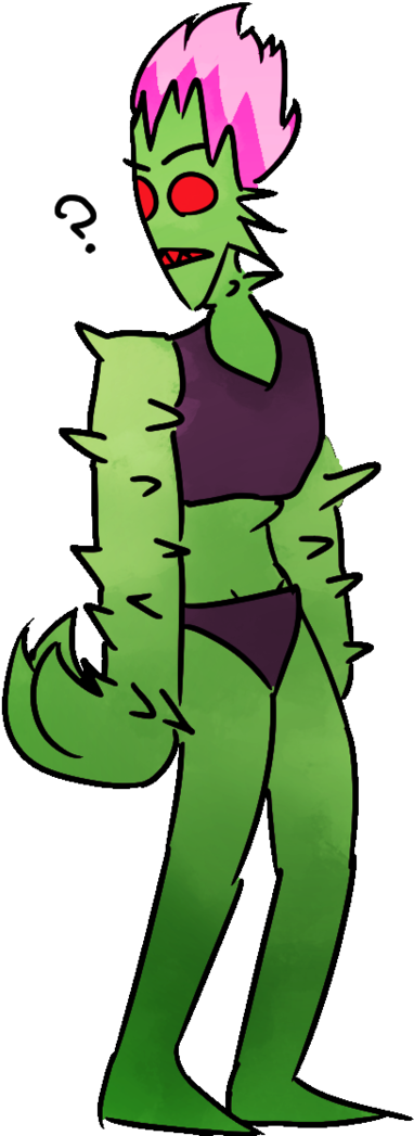 Oc Outfit Challenge Kai In Underwear By - Cartoon Clipart (705x1133), Png Download