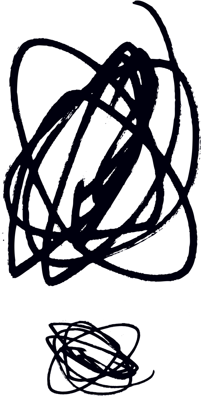 Scribble - Scribble - Scribble - Scribble - Tattly Clipart (2048x2048), Png Download