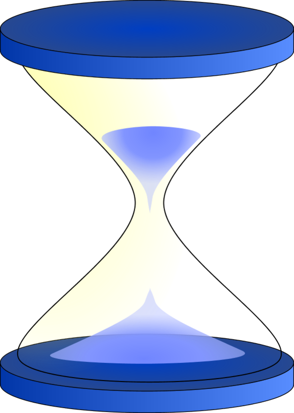 Graphic Royalty Free Stock Hourglass Clipart Sand Clock - Png Download (600x841), Png Download