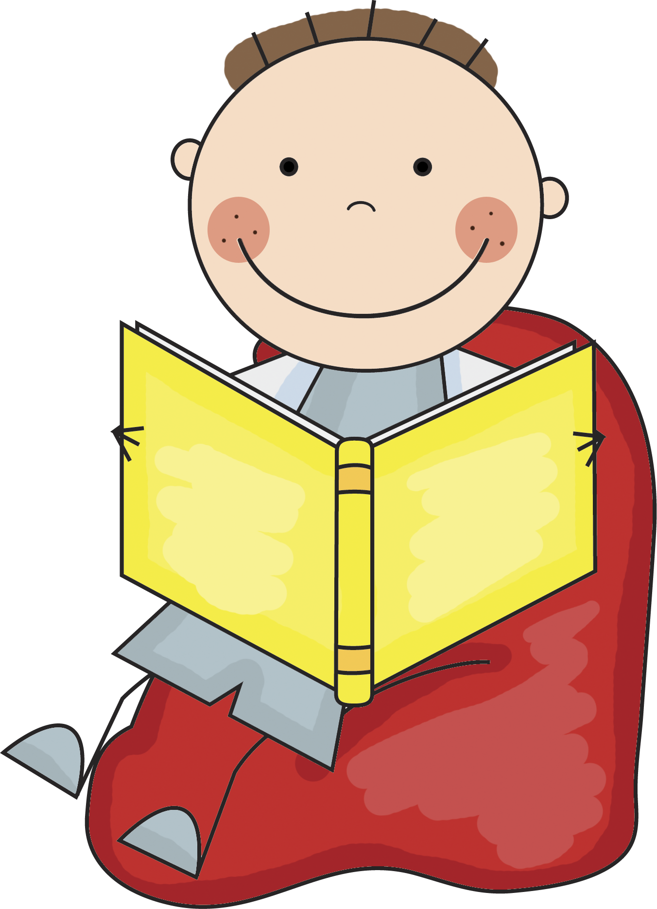 Breaking News Copy On Emaze This Also - Girl Reading Clipart - Png Download (1352x1871), Png Download