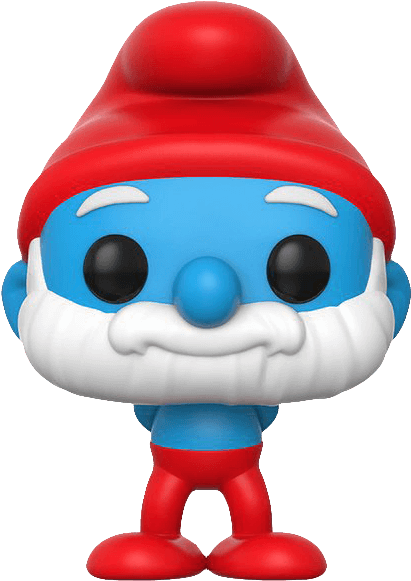 The Smurfs - Papa Smurf - Funko Pop! Animation: The Smurfs - Papa Smurf Clipart (709x709), Png Download
