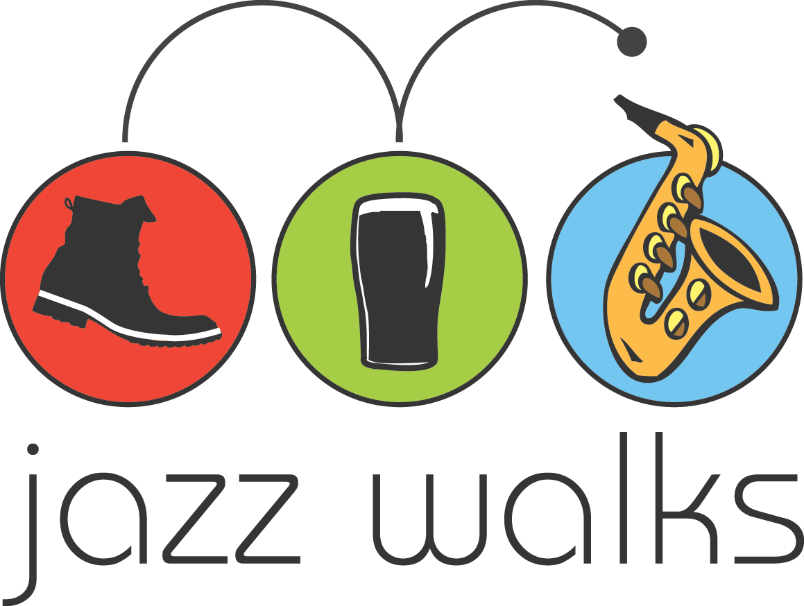 Jazz Walks Logo Black - Logo Clipart (1159x874), Png Download