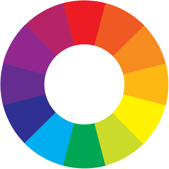 Colour Harmony - Colours Compliment Each Other Clipart (596x596), Png Download