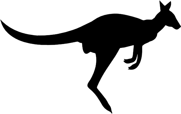Kangaroo Silhouette Png Transparent Image Png Arts - Kangaroo Clipart (1200x630), Png Download