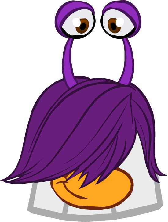 Purple Monster Do - Cartoon Clipart (550x728), Png Download