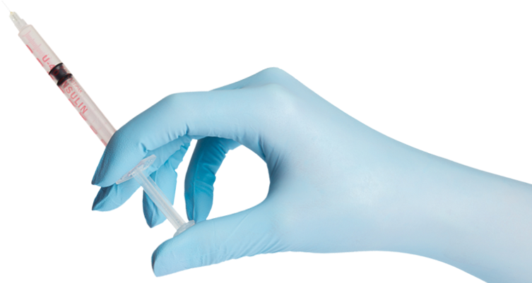 Duoshield™ Nitrile Gloves And Duoshield™ Latex Gloves Clipart (800x400), Png Download