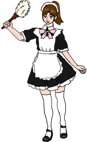 Looking For A Maid - Diarista Clipart (610x588), Png Download
