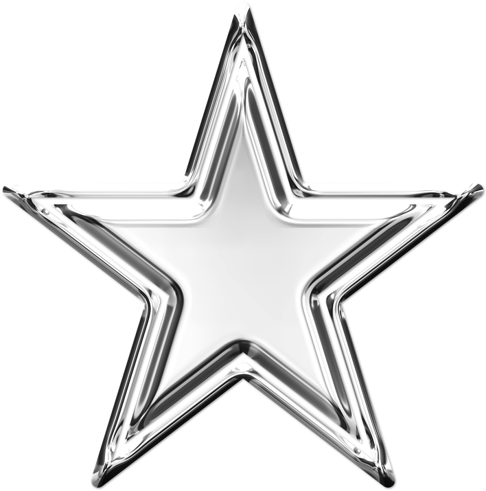 Mark, Rank, Silver, Star Icon - Britain's Got Talent Star Clipart (714x720), Png Download