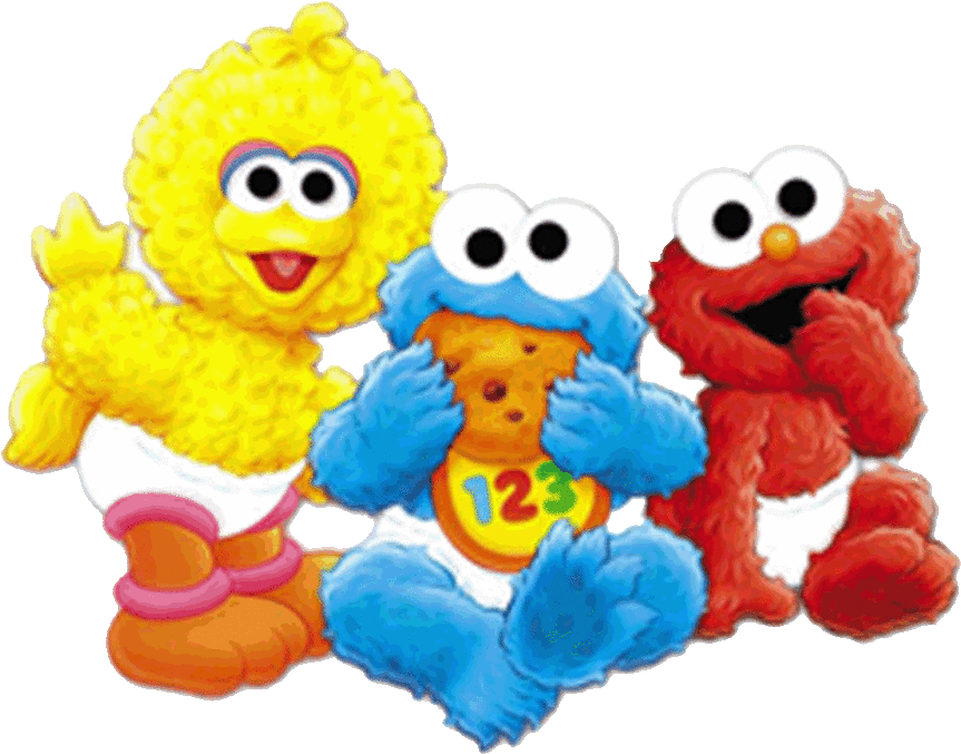 Download Cookie Monster Clip Art - Sesame Street Baby Big Bird - Png