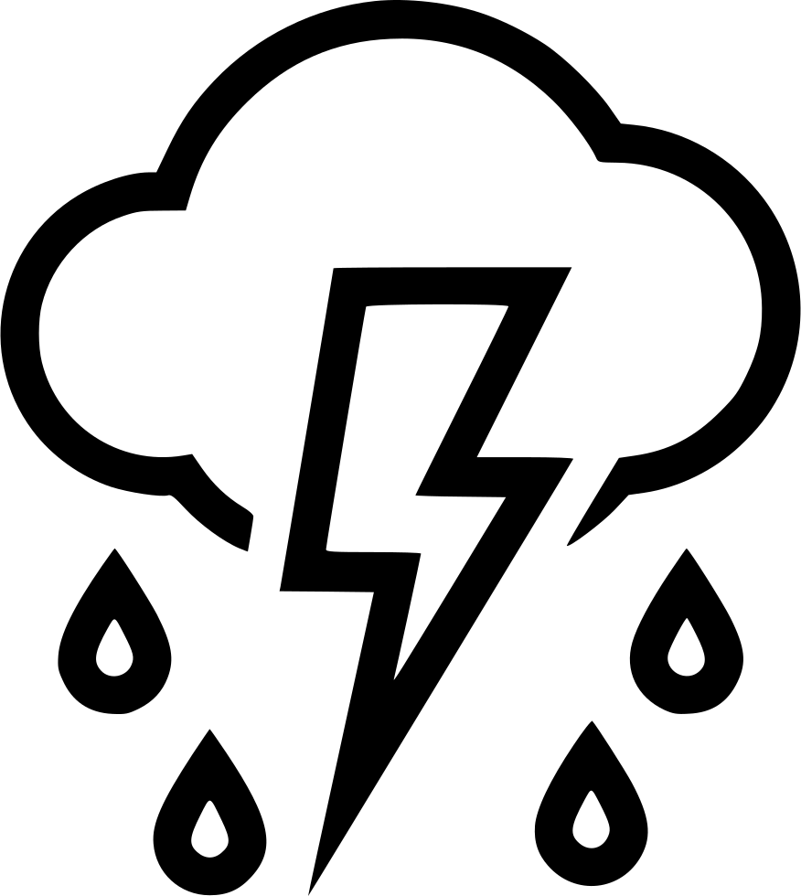 Thunderstorm Comments - Cloud Clipart (876x980), Png Download