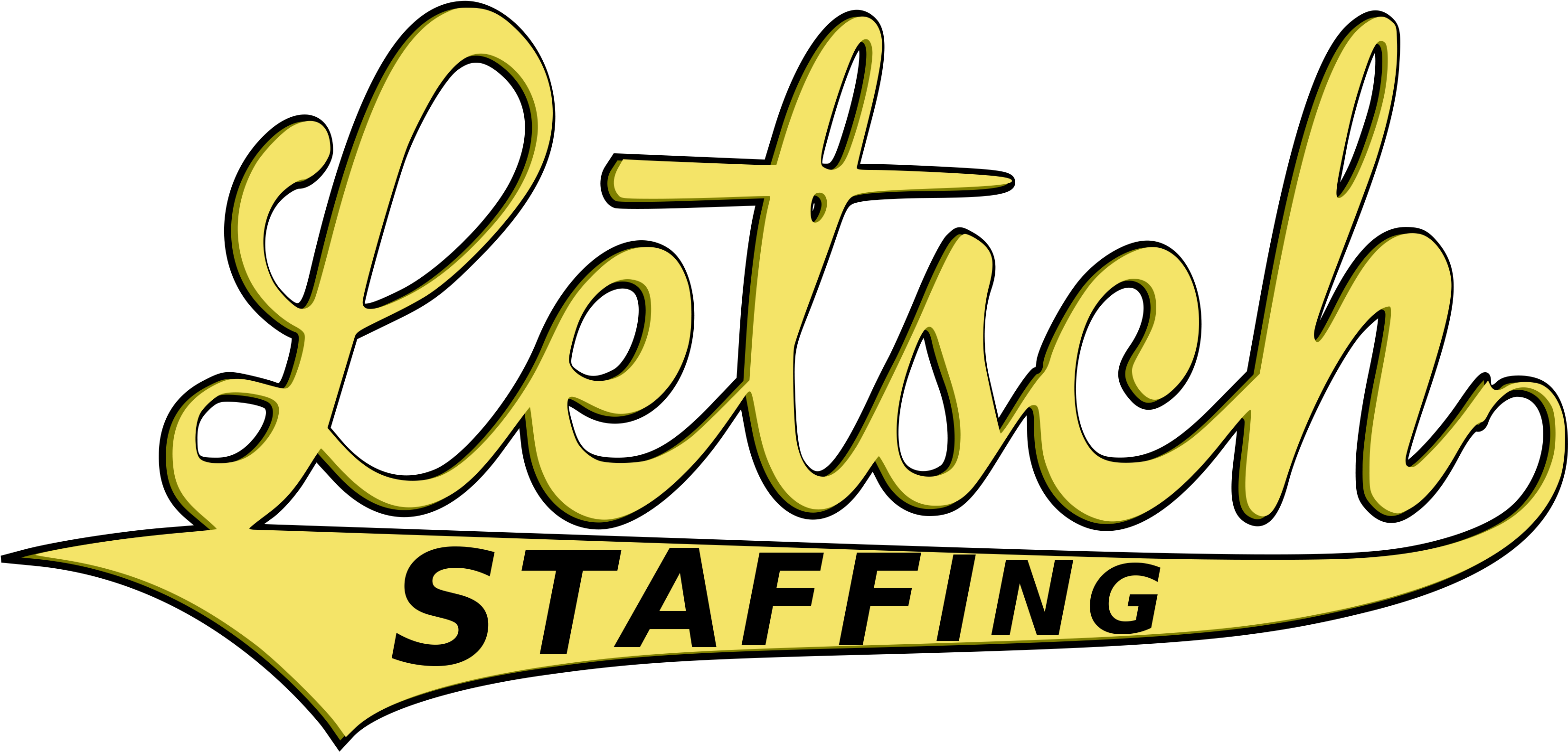 Letsch Staffing Services Clipart (3358x1654), Png Download