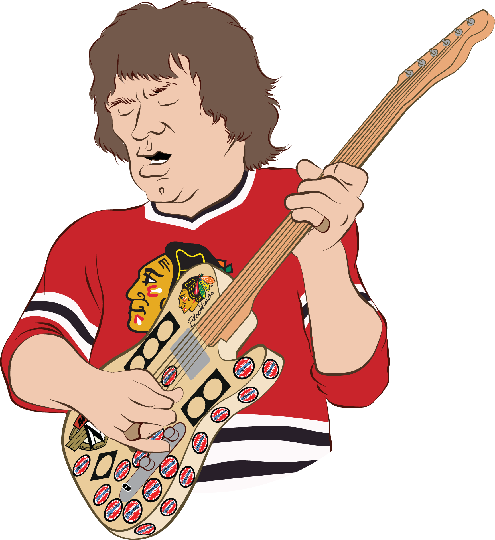 Illustration By Sean Thorenson/vg Archive - Chicago Blackhawks Iphone 6s Case - Chicago Blackhawks Clipart (1736x1893), Png Download