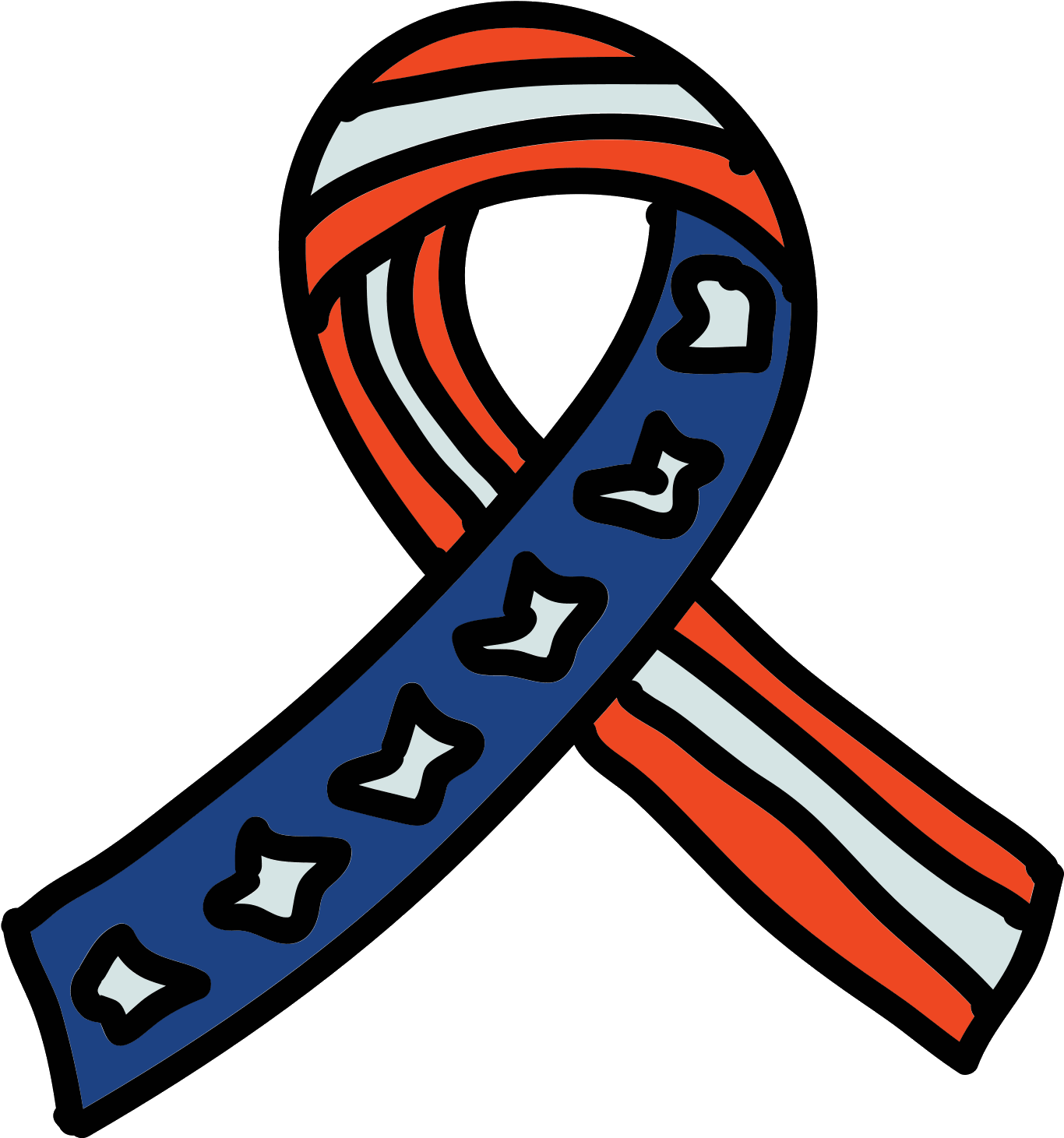 Usa Ribbon Icon - Ribbon Clipart (1600x1600), Png Download