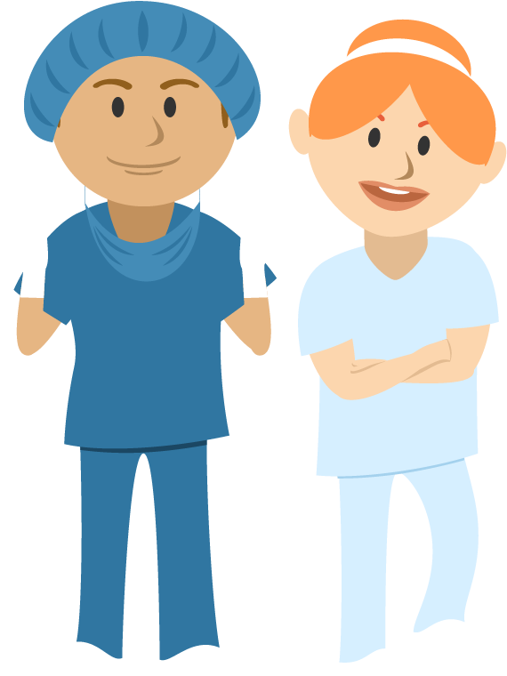 Picture Freeuse Download Physician Nursing Patient Clipart (800x800), Png Download