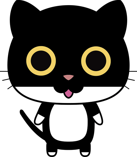 Cat, Tarepanda, Panda - Anthropomorphic Cat Clipart (558x640), Png Download