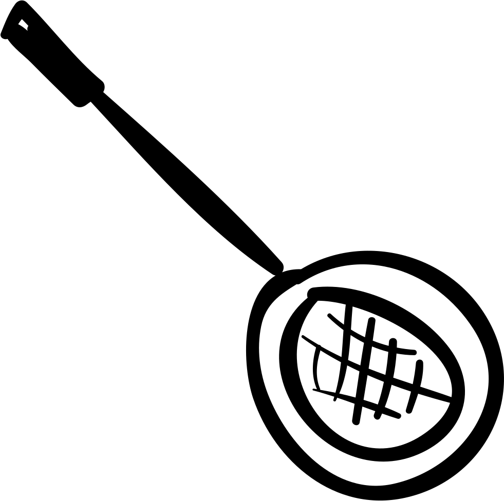 Strainer Hand Drawn Kitchen Tool Comments Clipart (981x976), Png Download