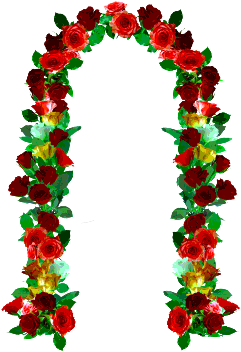 Wedding, Roses, Flower, Romance, Rose Bloom - Garden Roses Clipart (833x1280), Png Download