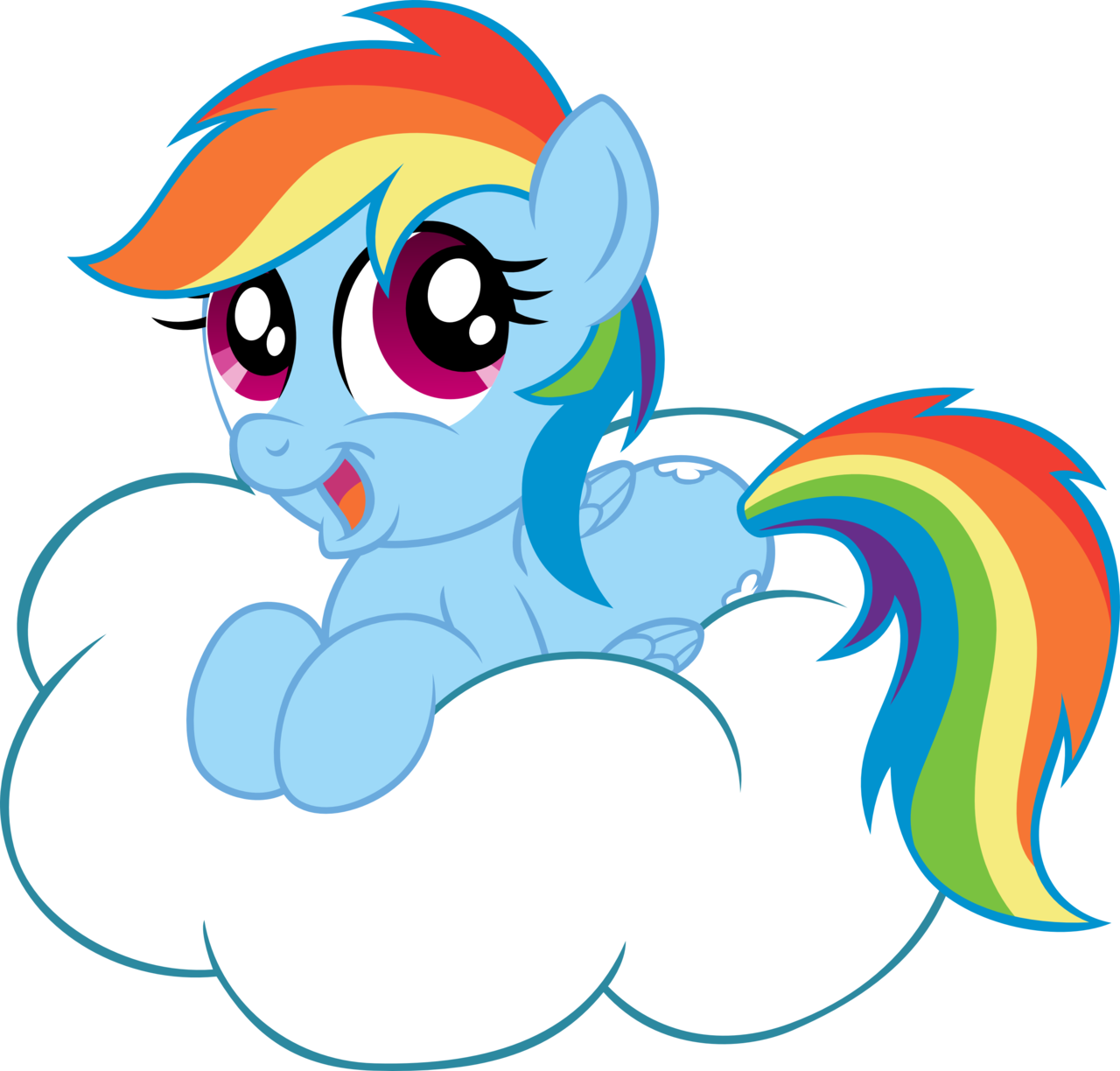 My Little Pony On A Cloud Clipart Full Size Clipart (2027799