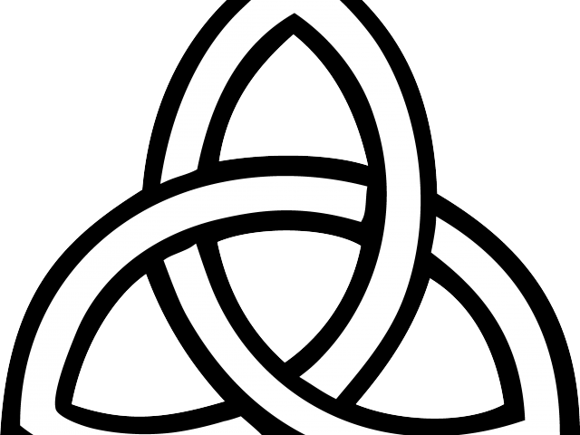 Pagan Clipart Trinity Sunday - Trinity Symbol - Png Download (640x480), Png Download