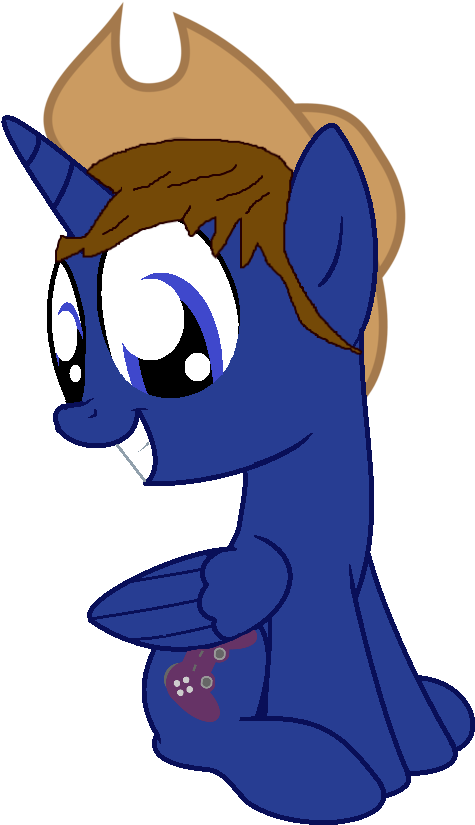 Gamer Colt Is Have A Great Day - Cartoon Clipart (498x834), Png Download