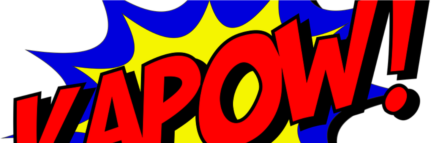 Author Networking Tip Avoid Bashing Others - Superhero Boom Clipart (1600x480), Png Download