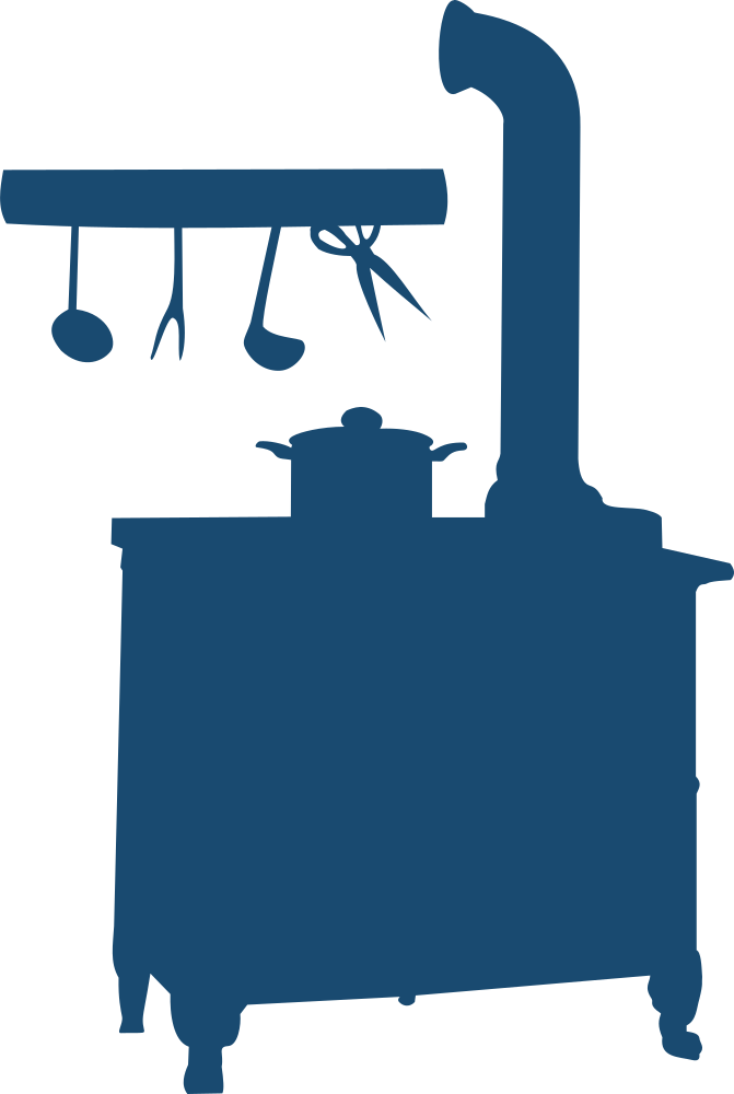 Old-fashioned Stove Clipart (671x1000), Png Download