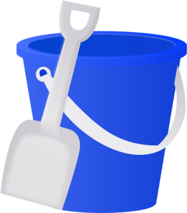 Bucket And Shovel Bucket And Spade Clipart Png Download Full Size