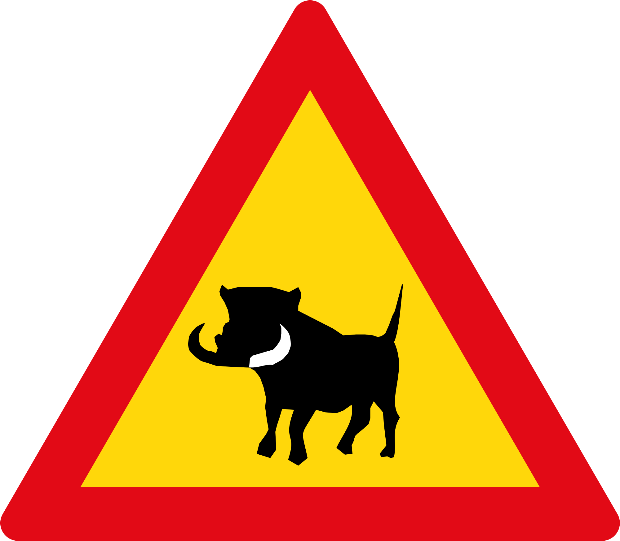 Open - Plane Road Sign Clipart (2000x1748), Png Download