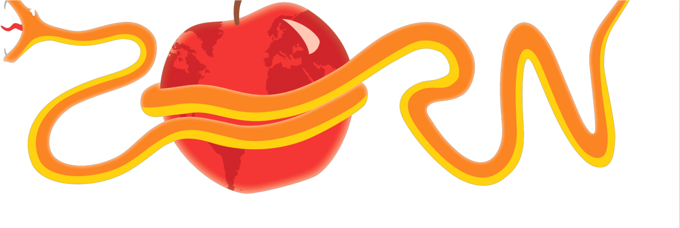 Apple Clipart (2318x746), Png Download