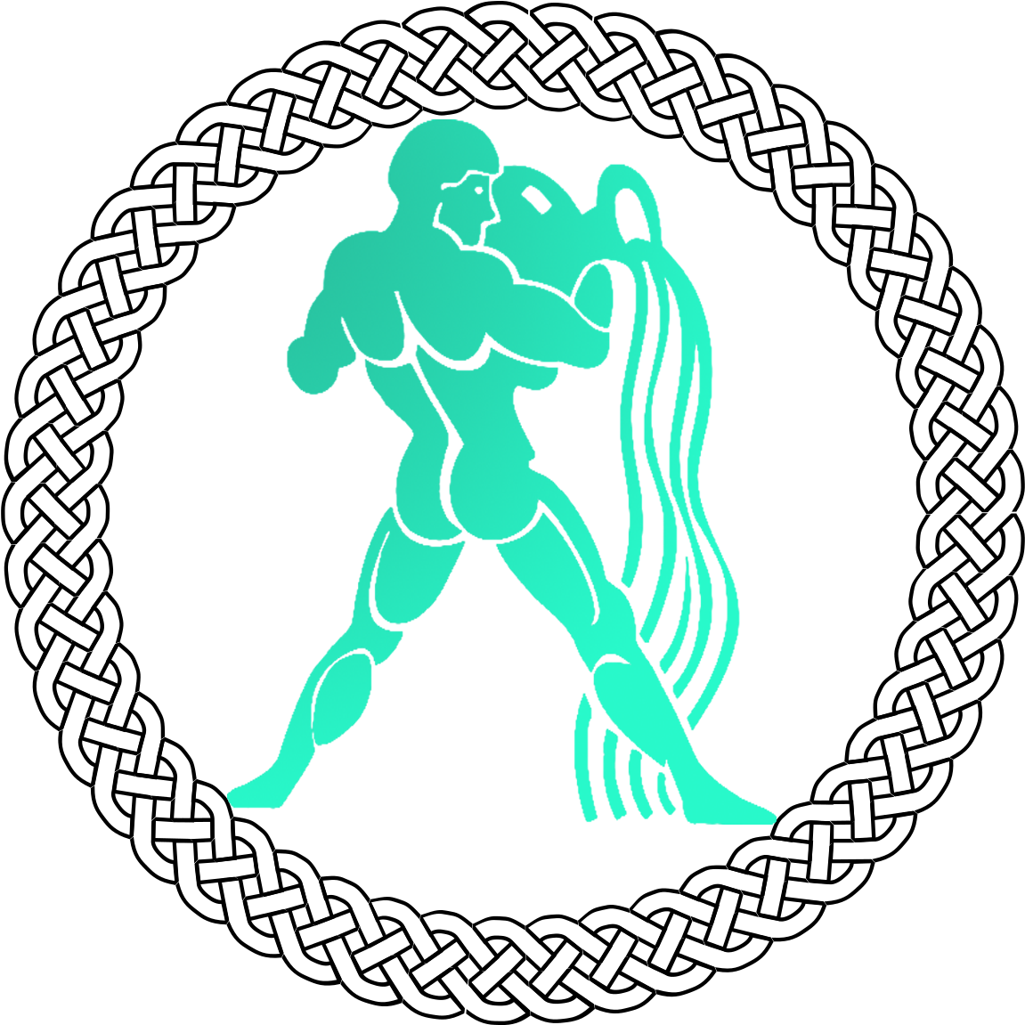 Https - //www - Discoveraboutyourself - Blogspot - - Zodiac Sign Aquarius Clipart (1200x1200), Png Download